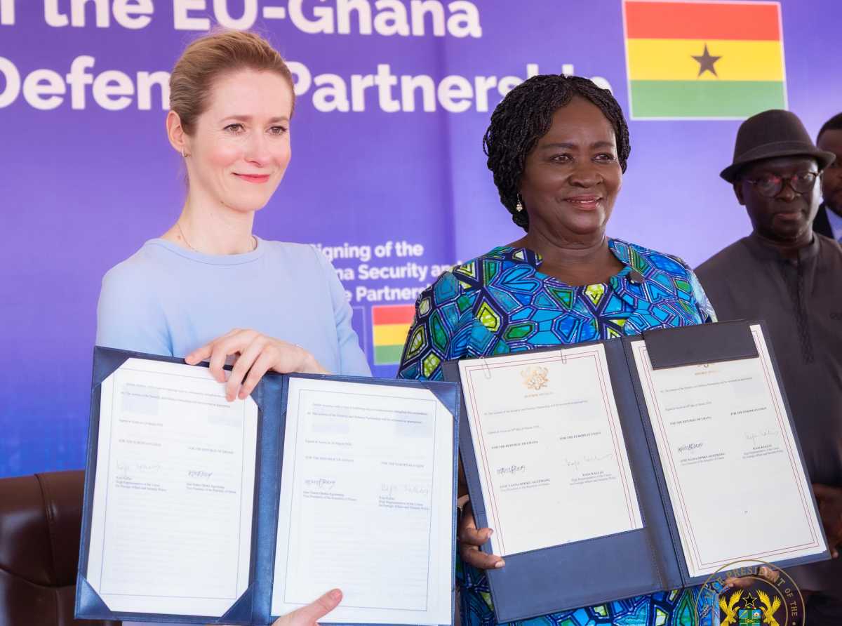 Ghana signs security partnership with EU to tackle regional threats