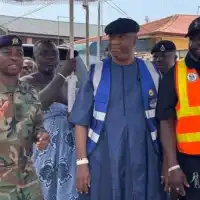 Ga Mantse Visits Newtown Collapse Site, Consoles Bereaved Families