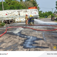 Fuel tanker overturns at Adidome