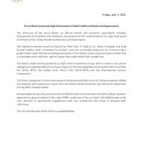 Mahama sets up 18-member panel to advance Africa-led global health reforms