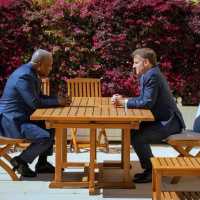 President Mahama and President Macron strengthen ties at Élysée Palace.
