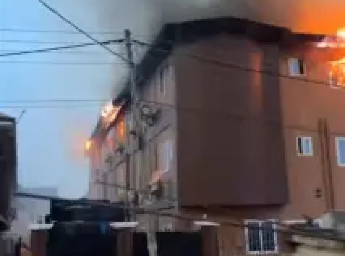 Fire Guts Part of Building Owned by Angel Obinim at Ashaley Botwe