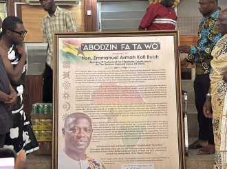 Western Regional House Of Chiefs Honour Armah Kofi Buah For Promoting Peace