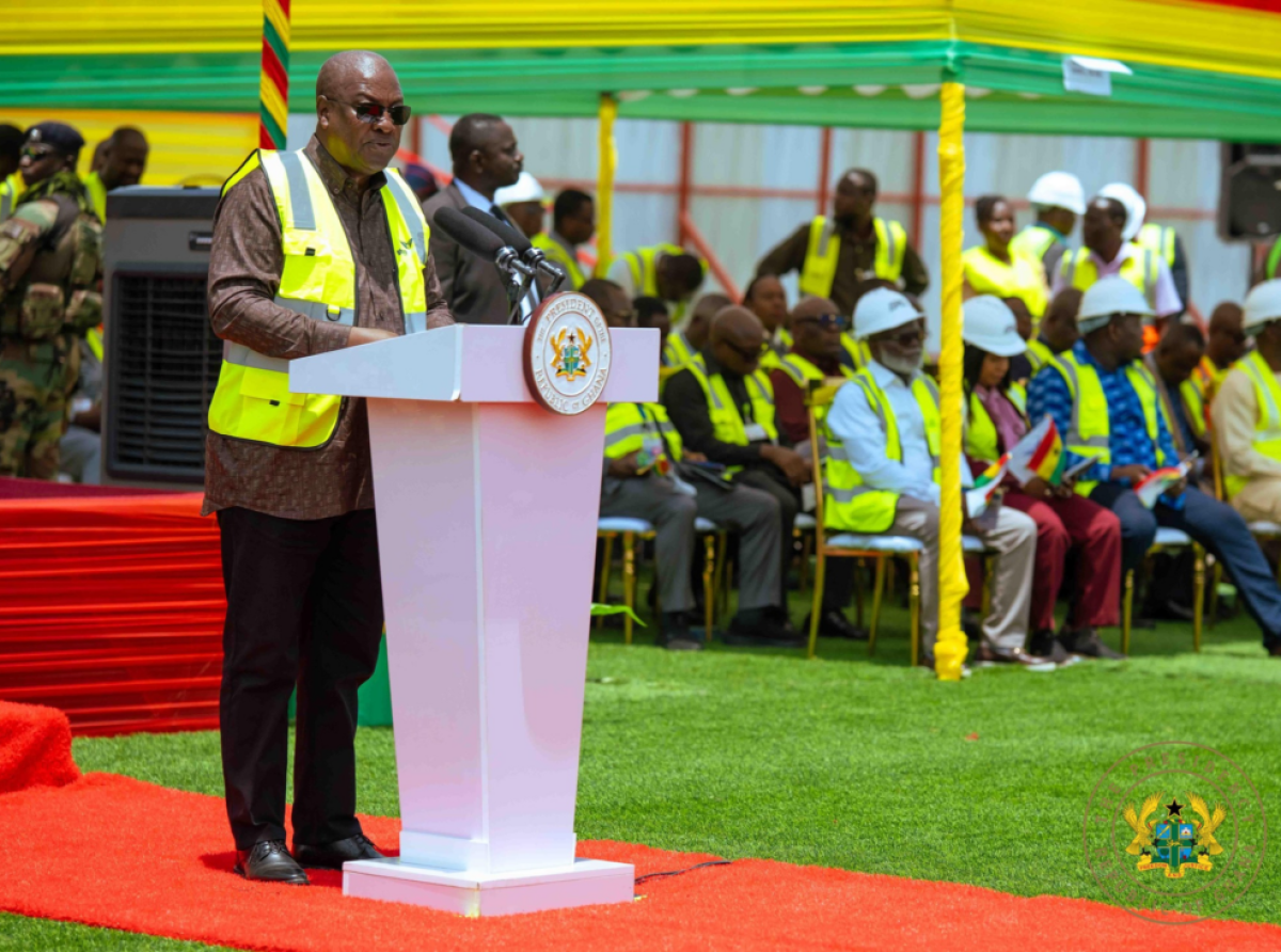 President Mahama cuts sod for new Airport concourse project to link terminal 2 and 3