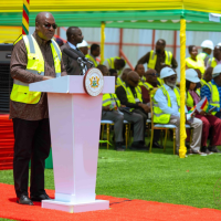 President Mahama cuts sod for new Airport concourse project to link terminal 2 and 3