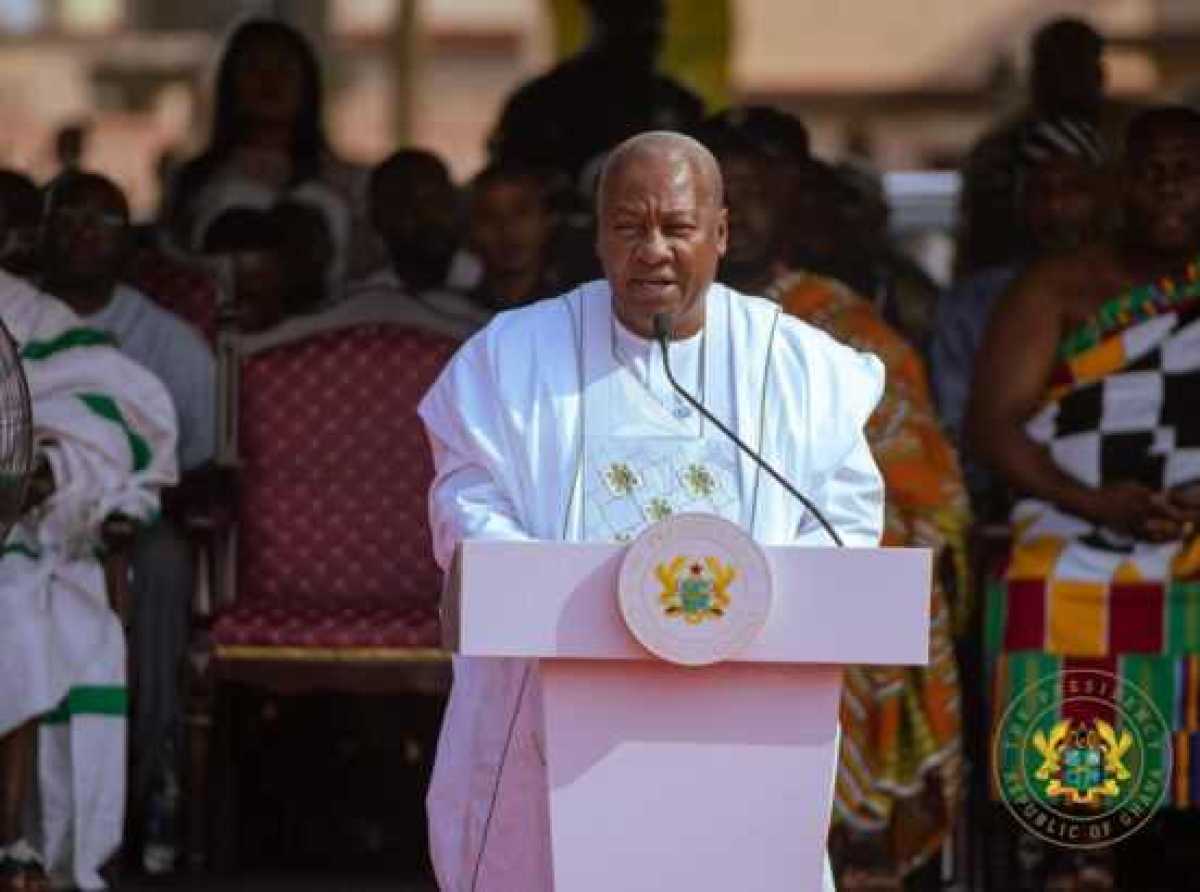 President Mahama announces road construction projects in Zongo communities