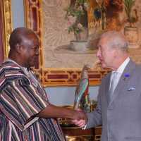 Mahama pays courtesy call on King Charles III