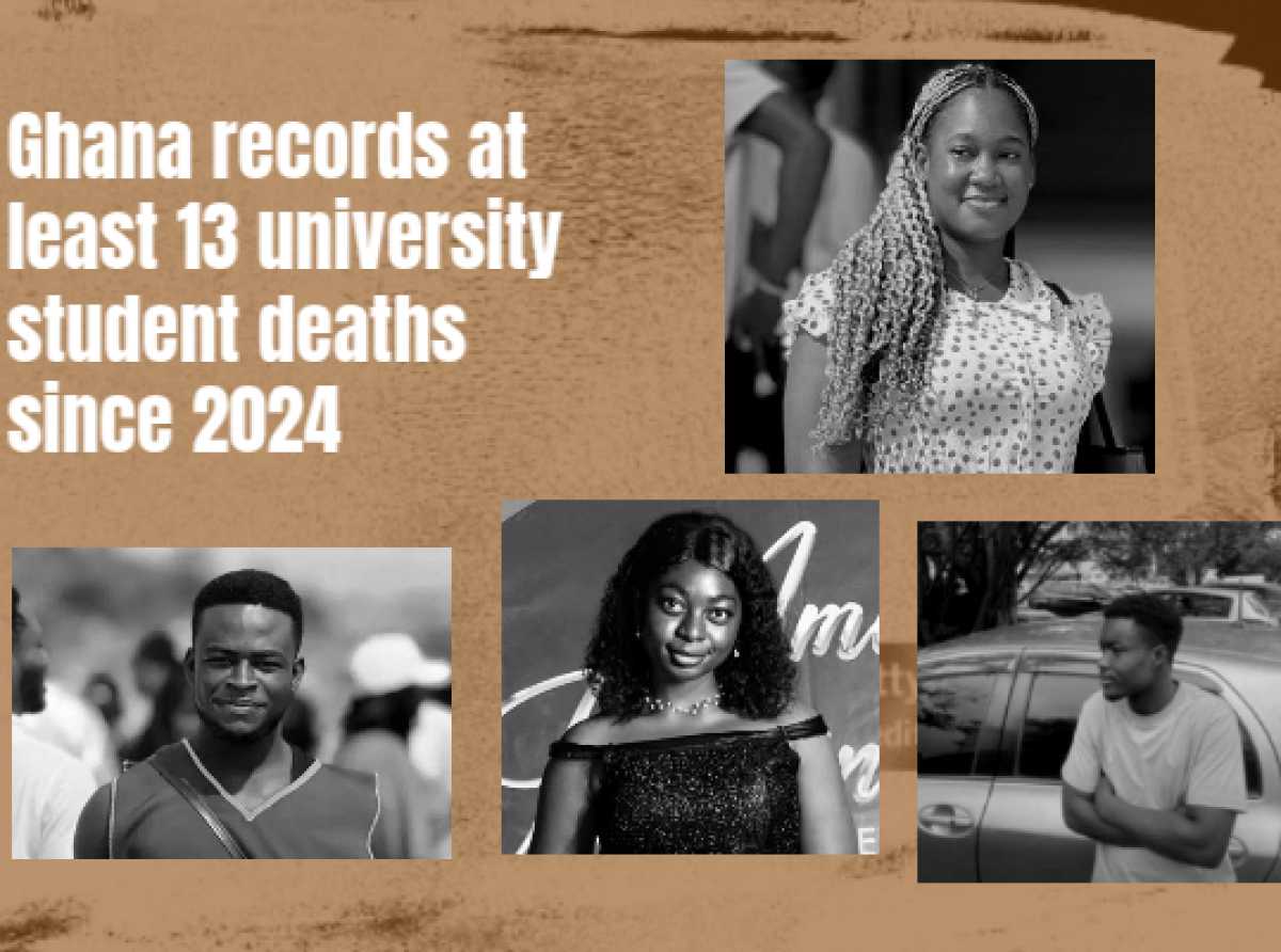 Ghana has recorded at least 13 university student deaths since 2024 as campus safety fears mount
