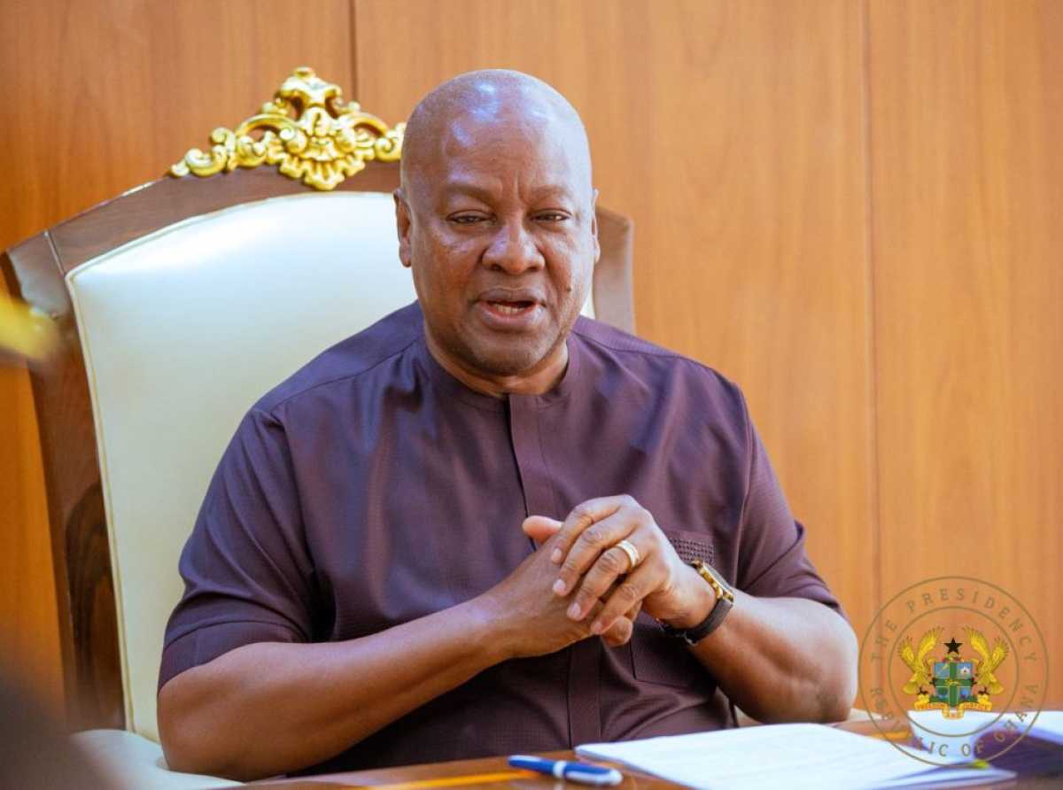 Mahama: Prayer without hard work cannot transform Ghana’s economy