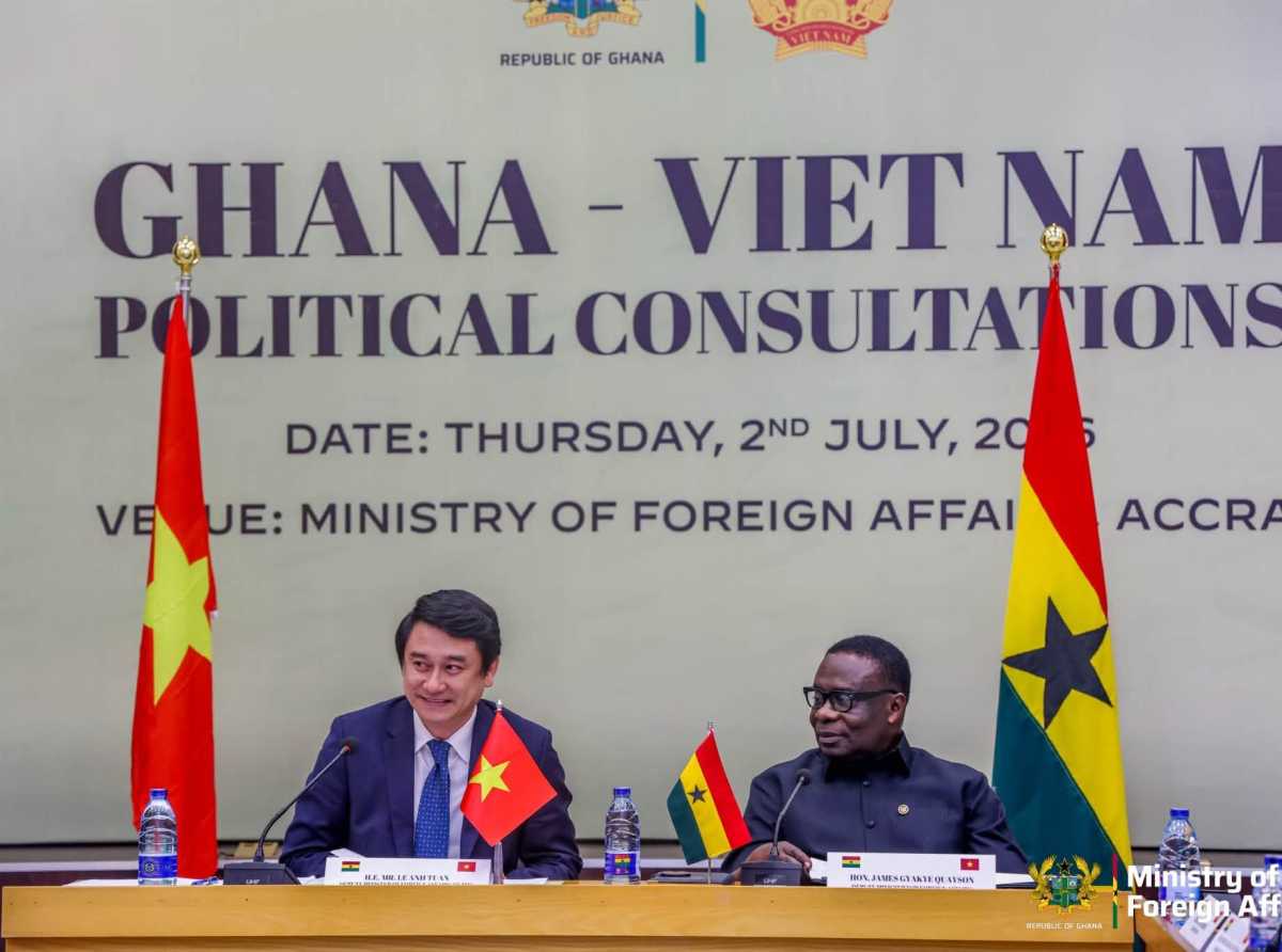 Ghana and Vietnam strengthen cooperation in agribusiness, manufacturing, digital innovation, renewable energy
